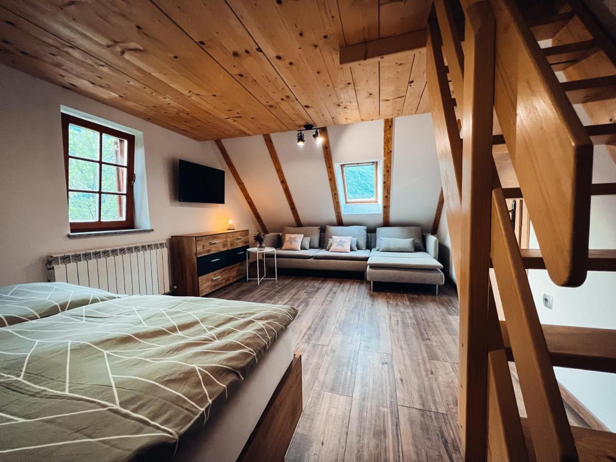 Apartments Mala Korita Soce Soča Kültér fotó